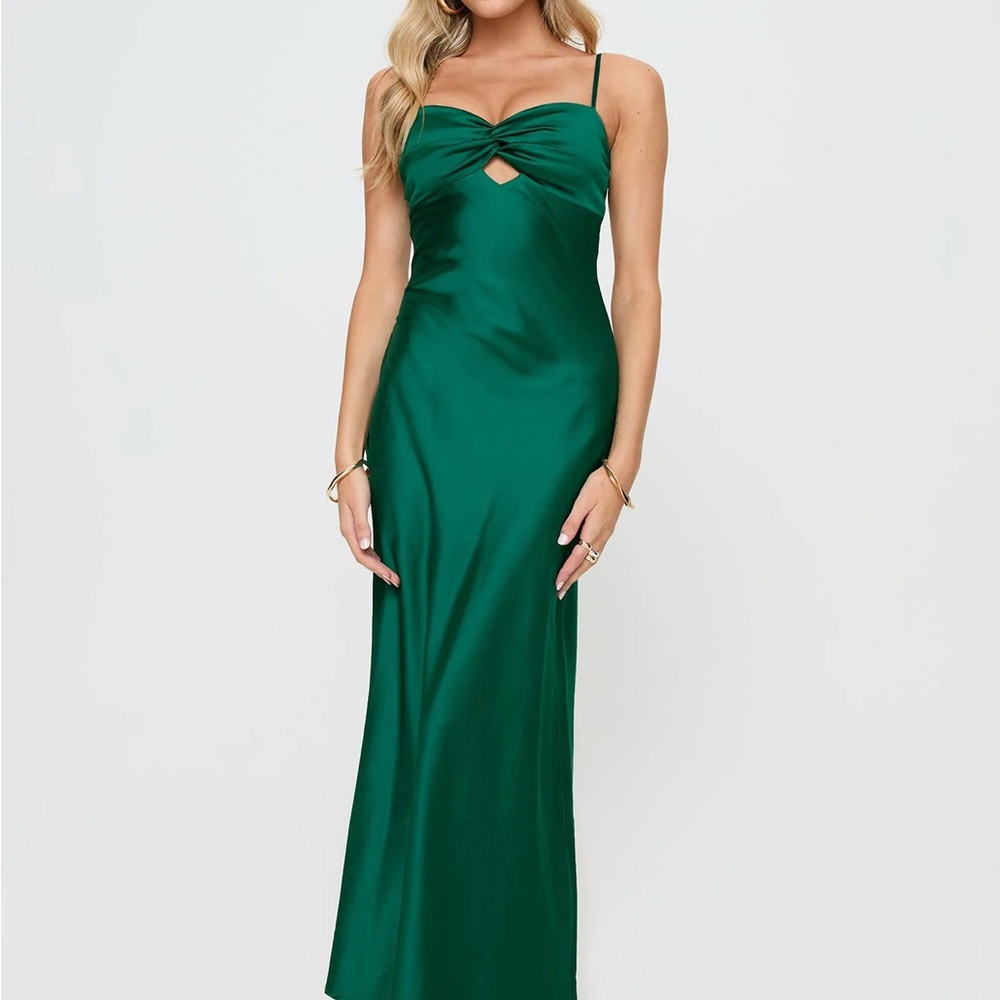 Princess Polly Deep Green Maxi Dress Prom